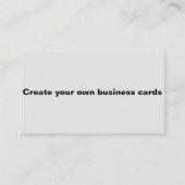 Je eigen visitekaartjes aanpassen (Voorkant)