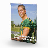 Je eigen voetbal of je sport fotoblokken (Rechts)