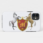 Je eigen wapenschild monogram Case-Mate iPhone case (Achterkant (horizontaal))