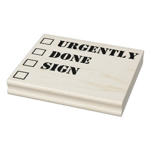 Je eigen werkruimte TO DO LIST Rubberstempel