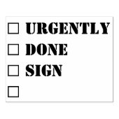 Je eigen werkruimte TO DO LIST Rubberstempel (Afrduk)