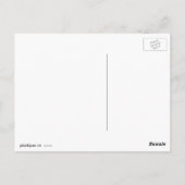 je eigen zonnebloem zijn briefkaart (Achterkant)