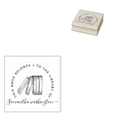 Je elegante  aangepaste bibliotheken rubberstempel (Gestempeld)