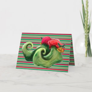 Je elfachtige dansschoenen feestdagen kaart