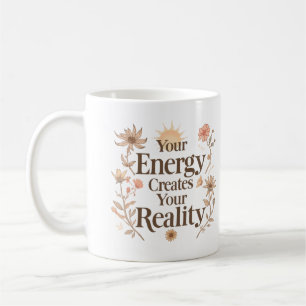 Je Energie Creëert Je Realiteit Inspiratie Koffiemok