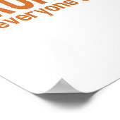 Je energie is een luxe artikel poster (Hoek)