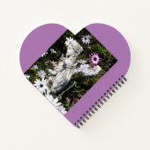 Je engelen zijn altijd bij je bloemrijke engel notitieboek (Achterkant)