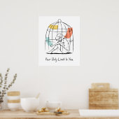 Je enige beperking ben jij – Motivatie Poster (Keuken)