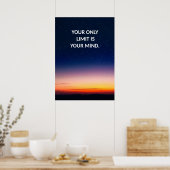 Je enige beperking is je positieve Poster (Keuken)