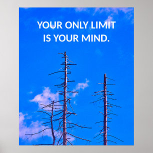 Je enige limiet is je geest Motivatie Poster