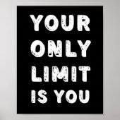 Je enige limiet is je prijsopgave poster (Voorkant)