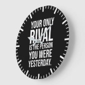 Je enige rivaal ben jij - succes Motivatie Grote Klok (Hoek)