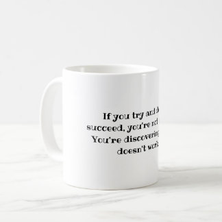 Je faalt niet, Motivatie Discovery Quote Koffiemok