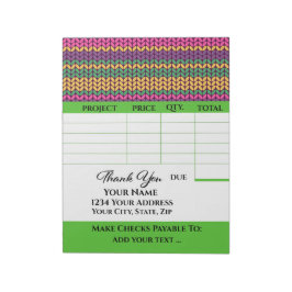 Je factuur notitieblok