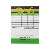 Je factuur-Notitieblok Notitieblok (Linkerzijde)