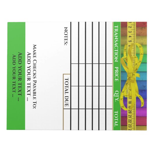 Je factuur-Notitieblok Notitieblok (Voorkant)