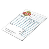 Je factuur-Notitieblok Notitieblok (Schuin)