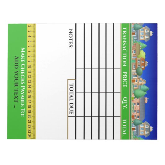 Je factuur-Notitieblok Notitieblok (Voorkant)