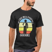 Je fais Mes Ewn Cascades Bon Recovery Broken Arm T-shirt (Voorkant)