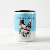 Je familie als sneeuwvakantie mok (Midden)