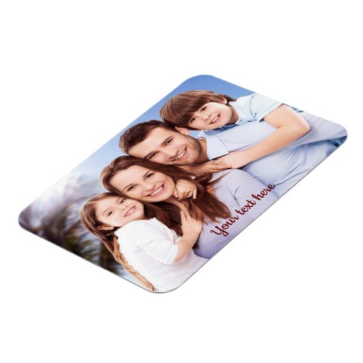 Je familie foto Magnet Magneet (Linkerzijde)