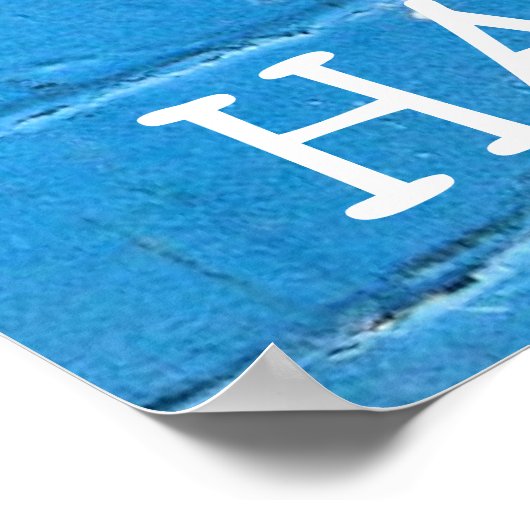 Je familienaam - je gelukkige uur! poster (Hoek)