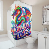 Je fantasie kan je plaatsen douchegordijn (In situ)