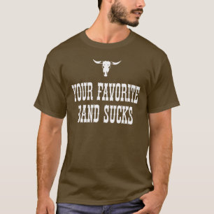 Je favoriete band opslaat t-shirt