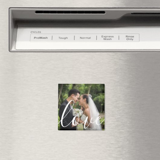 Je favoriete bruiloft fotoscriptliefde magneet (Insitu (Vaatwasser))