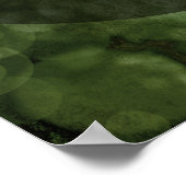 Je favoriete citaat donkergroene broekbellen poster (Hoek)