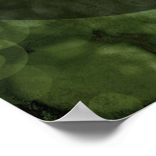 Je favoriete citaat donkergroene broekbellen poster (Hoek)