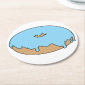  je favoriete dommer ronde kartonnen onderzetter (Gebogen)