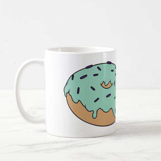  je favoriete donut met sprinkles koffiemok (Links)