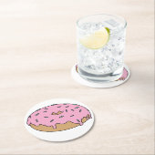  je favoriete donut met sprinkles ronde kartonnen onderzetter (Insitu)