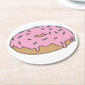  je favoriete donut met sprinkles ronde kartonnen onderzetter (Gebogen)