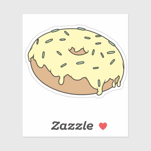  je favoriete donut met sprinkles sticker (Vel)
