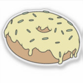  je favoriete donut met sprinkles sticker (Voorkant)