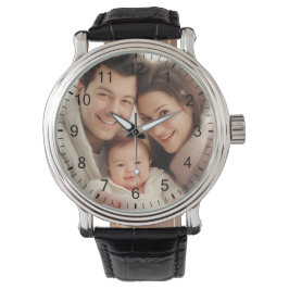 Je favoriete familie Foto bekijken Horloge