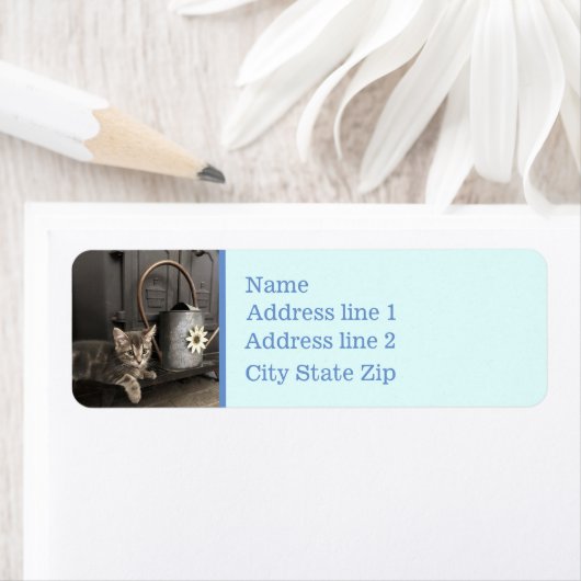 Je favoriete foto-Adresetiketten Etiket (Insitu)