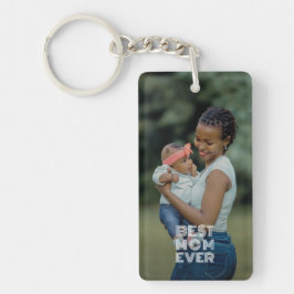 Je favoriete foto en beste moeder ooit sms'en sleutelhanger