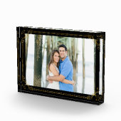 Je favoriete foto met Thin Gold Lijst op zwart (Rechts)