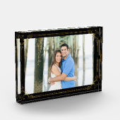 Je favoriete foto met Thin Gold Lijst op zwart (Links)