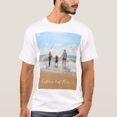 Je favoriete foto T-shirt cadeau met aangepaste te (Voorkant)