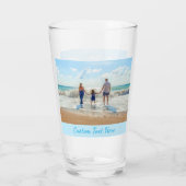 Je favoriete fotoglas cadeau met aangepaste tekst glas (Achterkant)