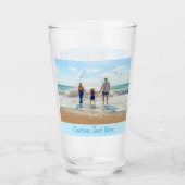 Je favoriete fotoglas cadeau met aangepaste tekst glas (Voorkant)