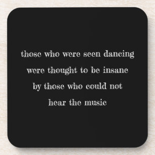 Je favoriete Gezegde aangepaste citaat zwarte brui Bier Onderzetter