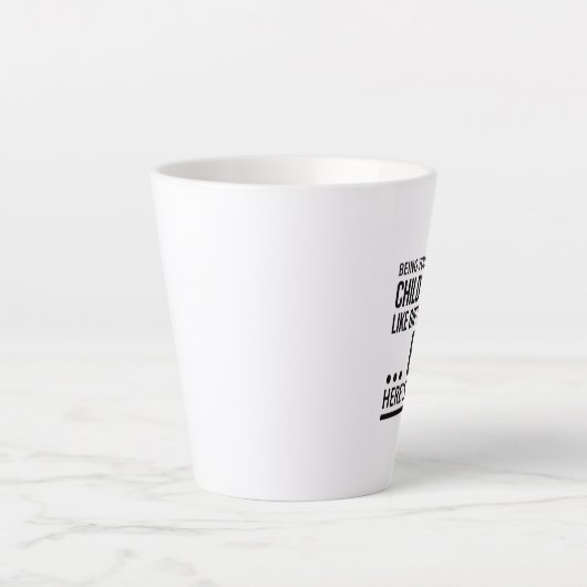 Je favoriete kind zijn lijkt een geschenk genoeg.. latte mok (Voorkant)