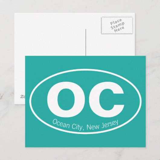 Je favoriete locatie briefkaart (Voorkant / Achterkant)