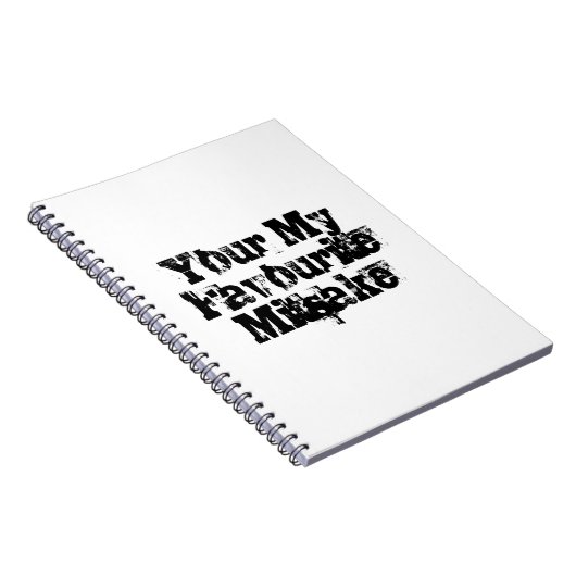 Je favoriete Mitsjoet Notitieboek (Rechterzijde)