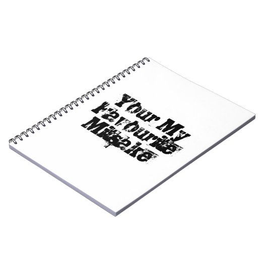 Je favoriete Mitsjoet Notitieboek (Linkerzijde)